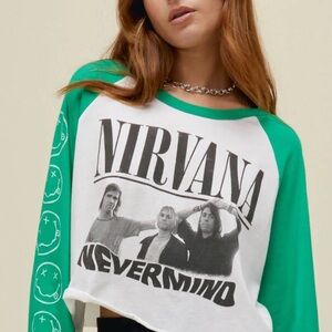 BNWT! Daydreamer nirvana never mind long sleeve tee